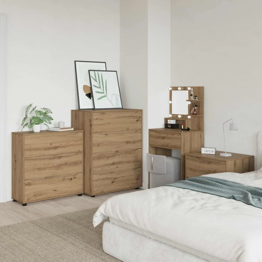 Armoire de rangement 80 x 31 x 81 cm Bois d'ingénierie - 4