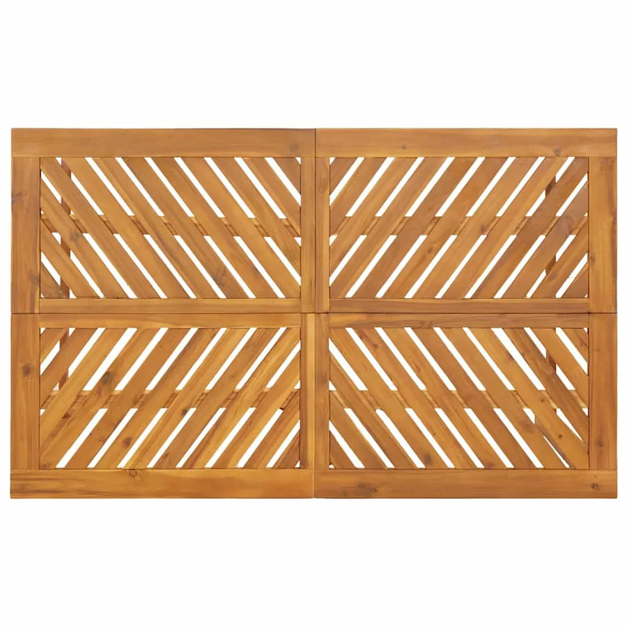 Ensemble de salle à manger pour jardin 6 pc Marron - 9
