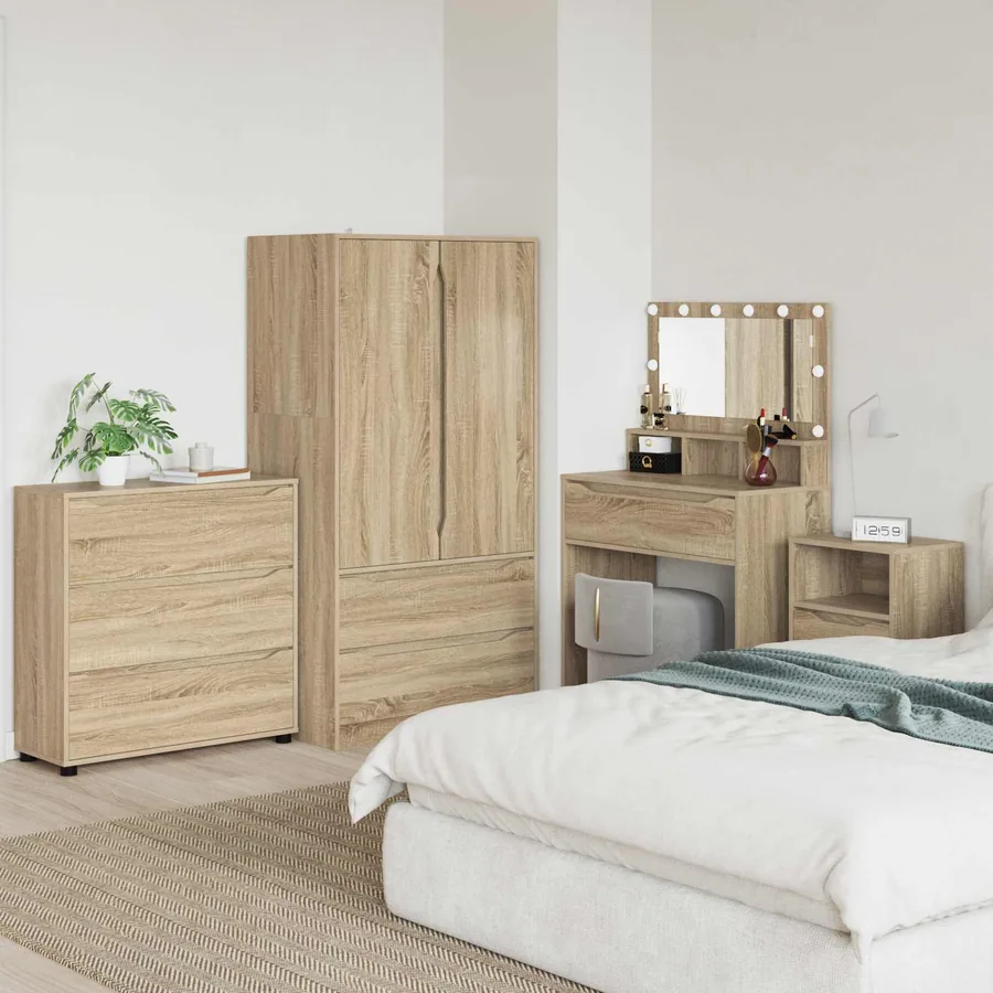 Armoire de rangement Chêne Sonoma 80 x 31 x 81 cm