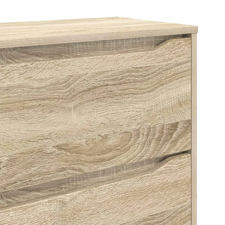 Armoire de rangement Chêne Sonoma 80 x 31 x 81 cm - 12