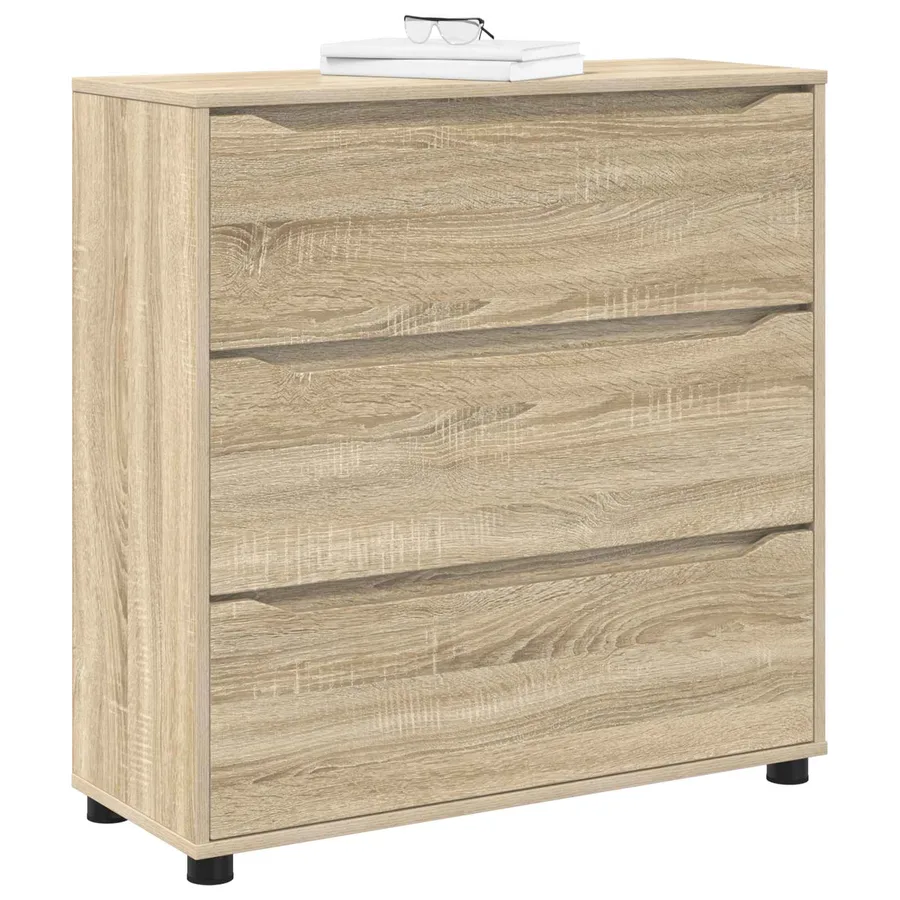 Armoire de rangement Chêne Sonoma 80 x 31 x 81 cm - 3