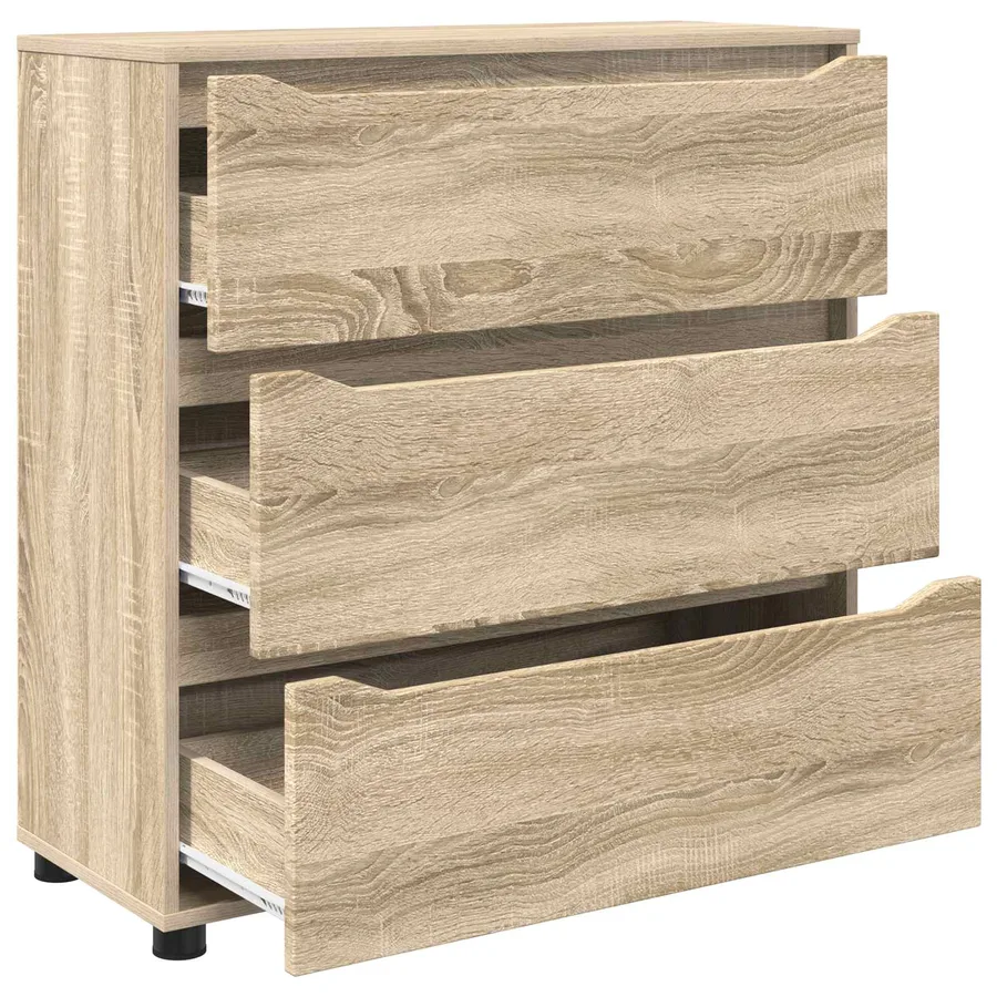 Armoire de rangement Chêne Sonoma 80 x 31 x 81 cm - 7