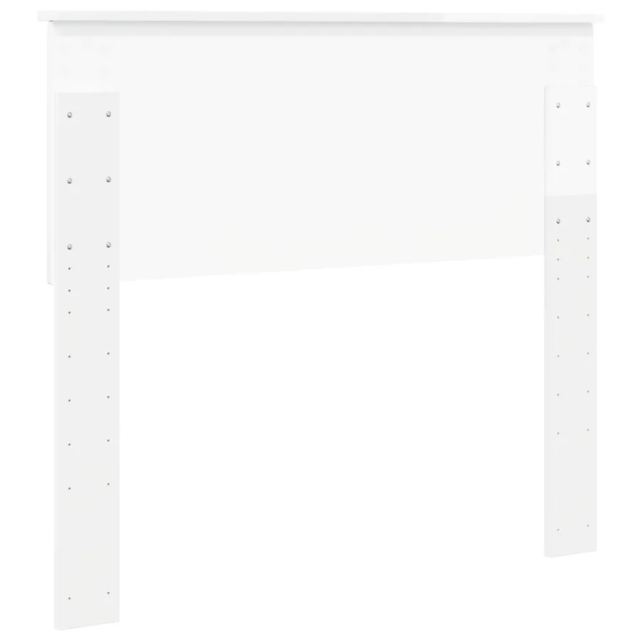 Tête de lit Blanc Brillant Bois d'ingénierie - 6