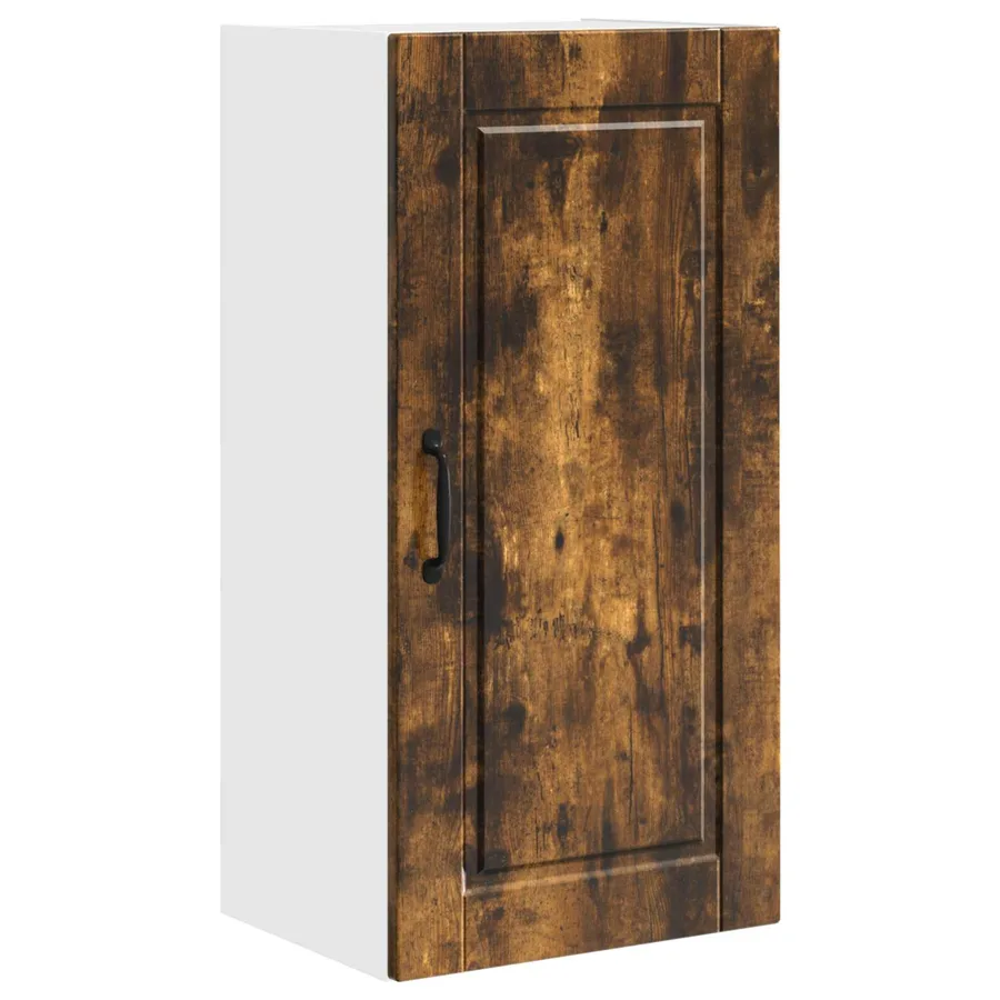 Meuble mural PORTO Chêne fumé 40 x 31 x 80 cm Bois d'ingénierie - 2