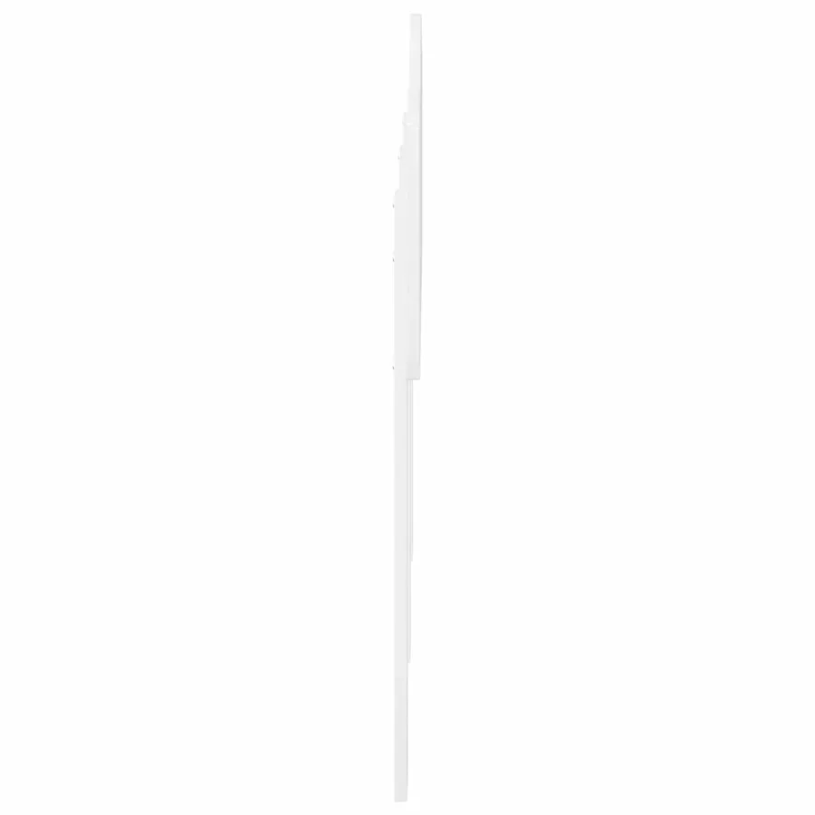 Tête de lit Blanc Brillant Bois d'ingénierie - 5