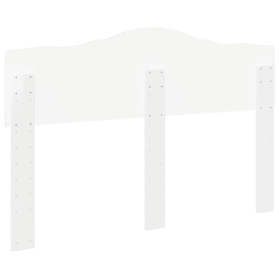 Tête de lit Blanc Brillant Bois d'ingénierie - 6