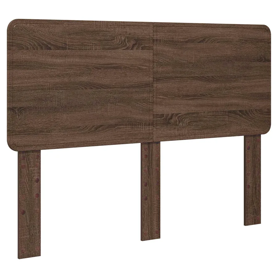 Cadre de lit Chêne brun 150 x 200 cm Bois Ingénierie - 7
