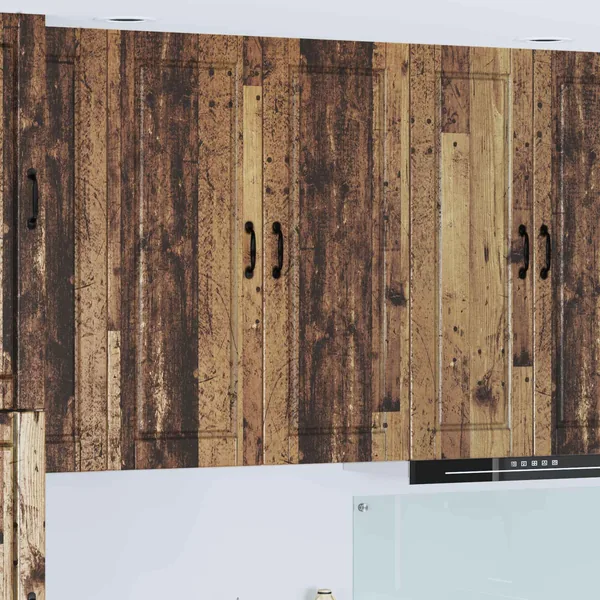 Meuble mural PORTO Bois ancien 40 x 31 x 100 cm