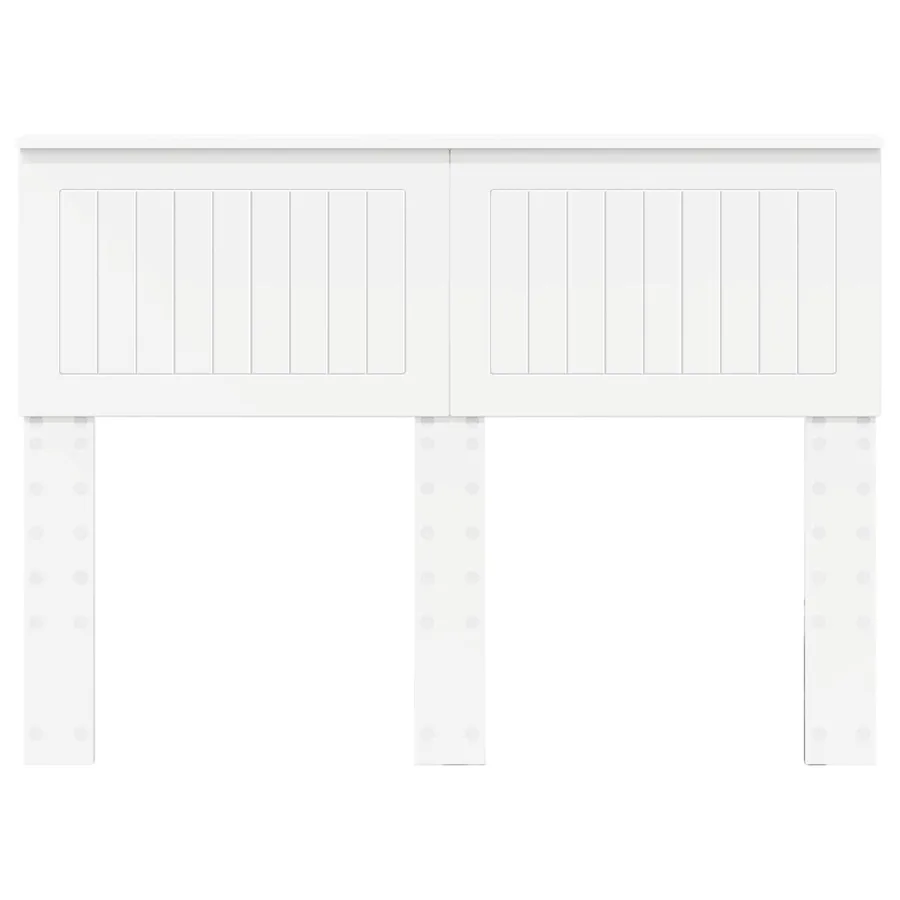 Tête de lit Blanc Bois d'ingénierie - 4