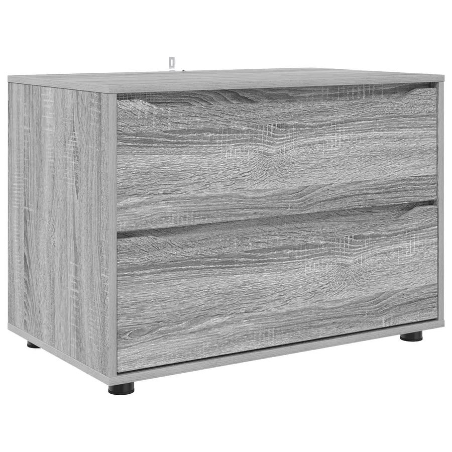 Armoire de rangement Gris Sonoma 80 x 48 x 57 cm - 2