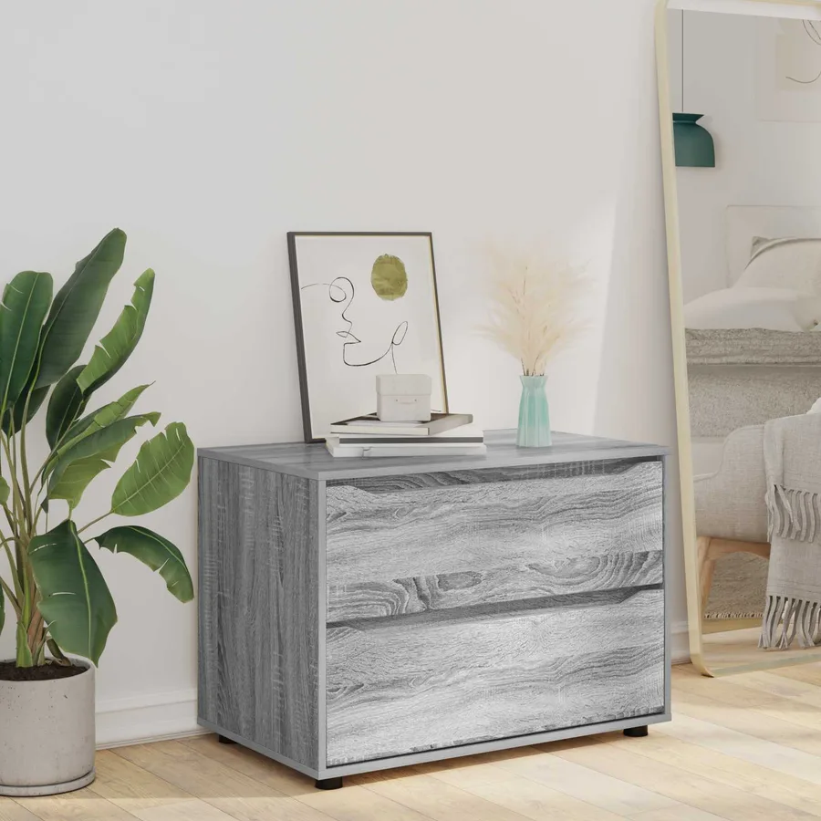 Armoire de rangement Gris Sonoma 80 x 48 x 57 cm - 6