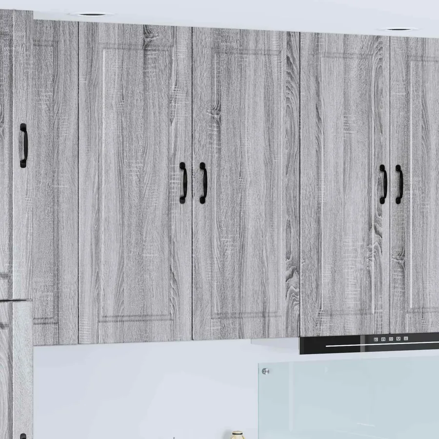 Meuble mural PORTO Gris Sonoma 40 x 31 x 100 cm