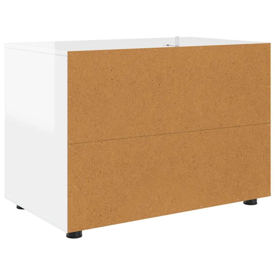 Armoire de rangement Blanc brillant 80 x 48 x 57 cm - 8
