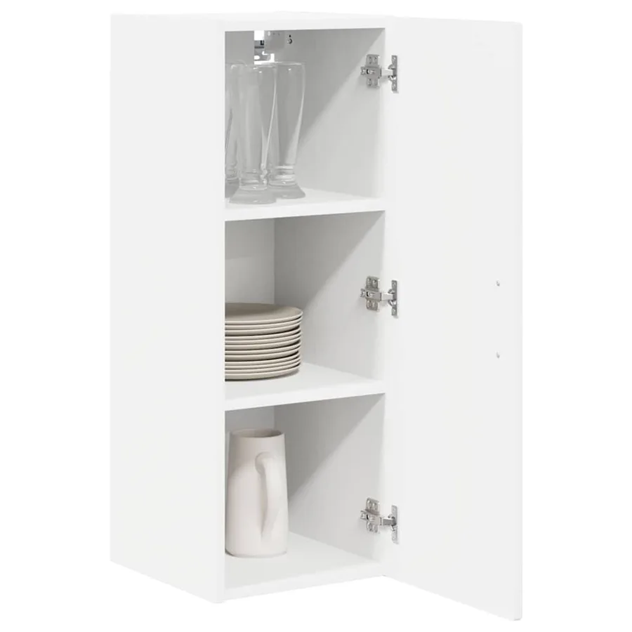 Meuble mural PORTO Blanc brillant 30 x 31 x 80 cm - 3