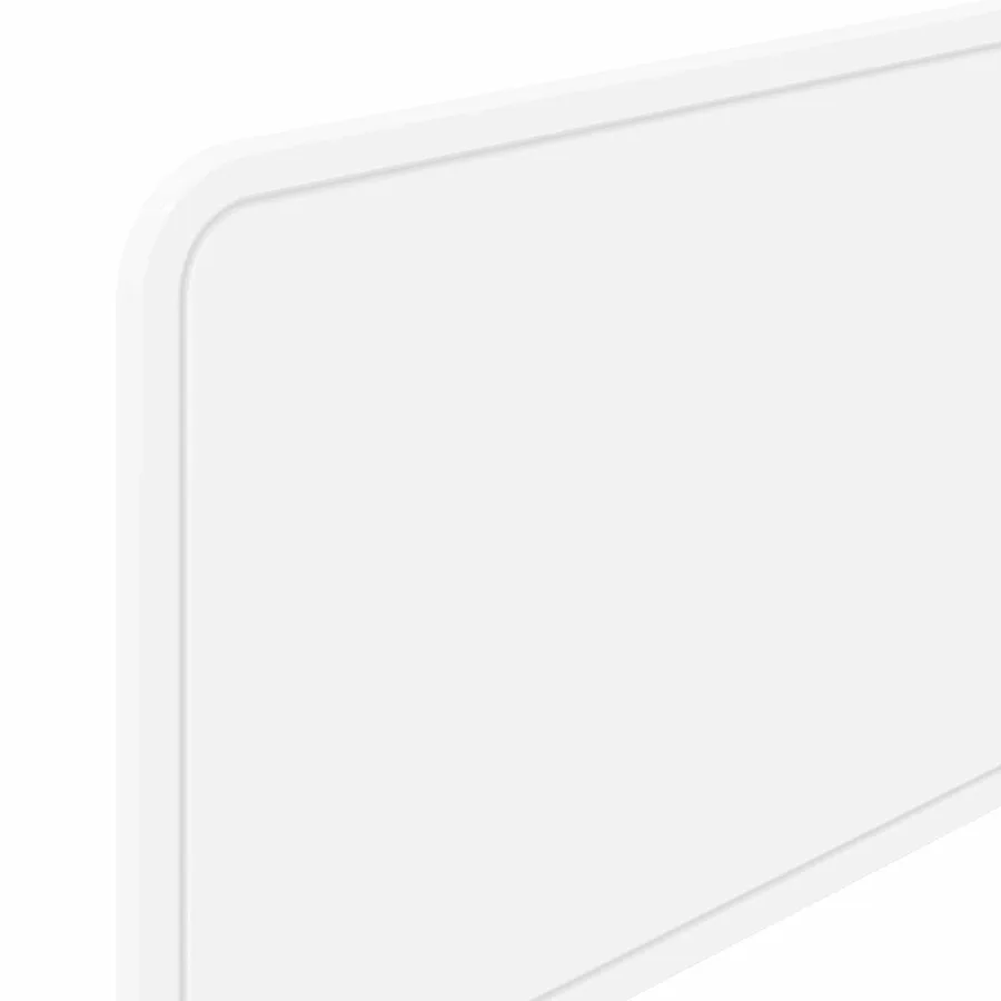 Tête de lit Blanc Bois d'ingénierie - 7