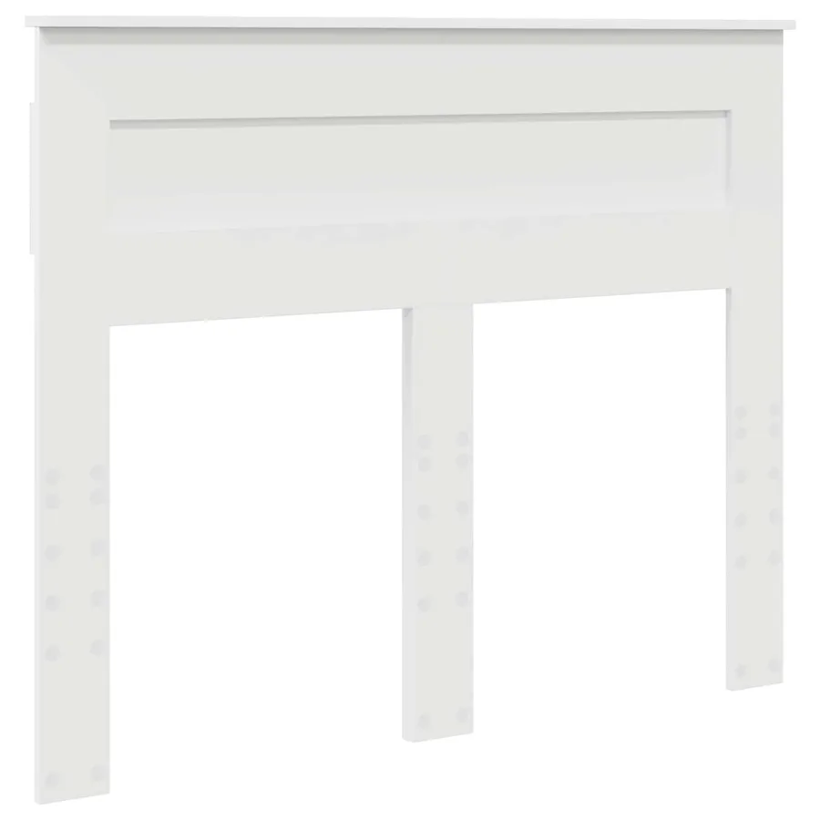 Cadre de lit Blanc 120 x 190 cm Bois de pin massif - 6
