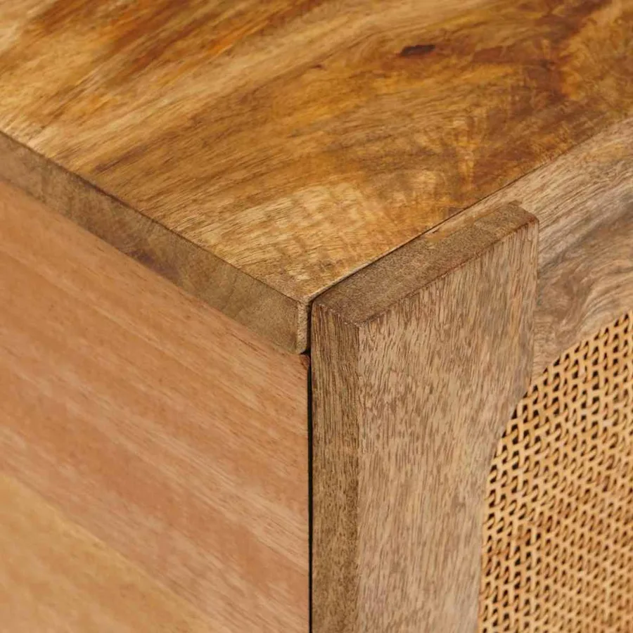 Table basse Naturel 80 x 50 x 40 cm Bois de mangue massif - 6