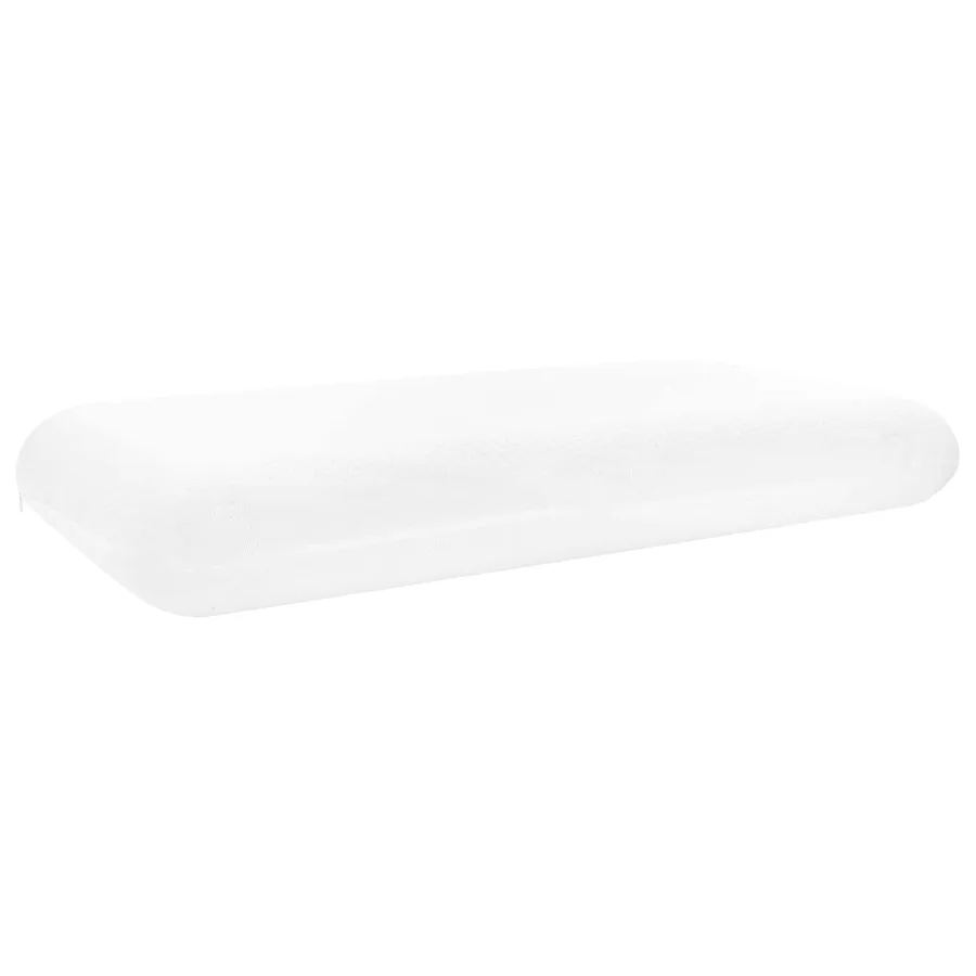 Coussin de sommeil Uni Blanc 74 x 39 x 13 cm - 2