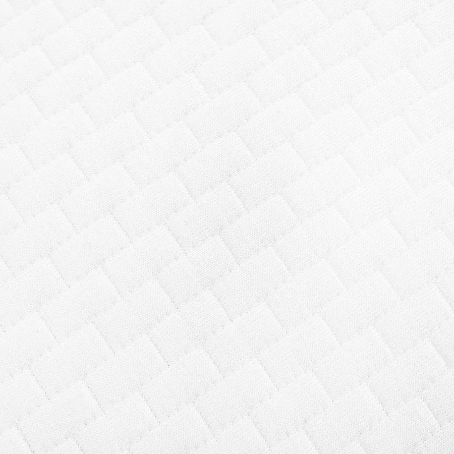 Coussin de sommeil Uni Blanc 60 x 40 x 10 cm Mousse de Gel - 9