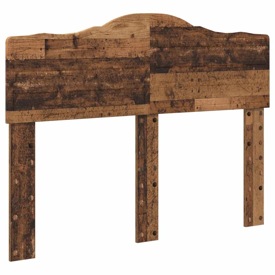 Cadre de lit Bois ancien 120 x 190 cm Bois de pin massif - 6