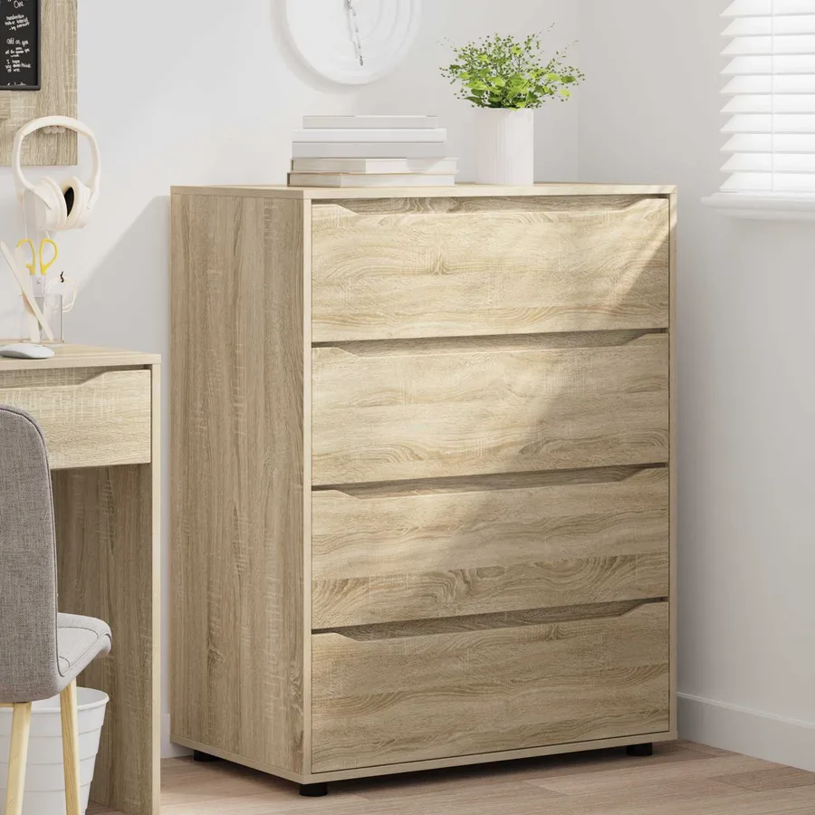 Armoires de rangement Chêne Sonoma 80 x 48 x 105 cm - 5