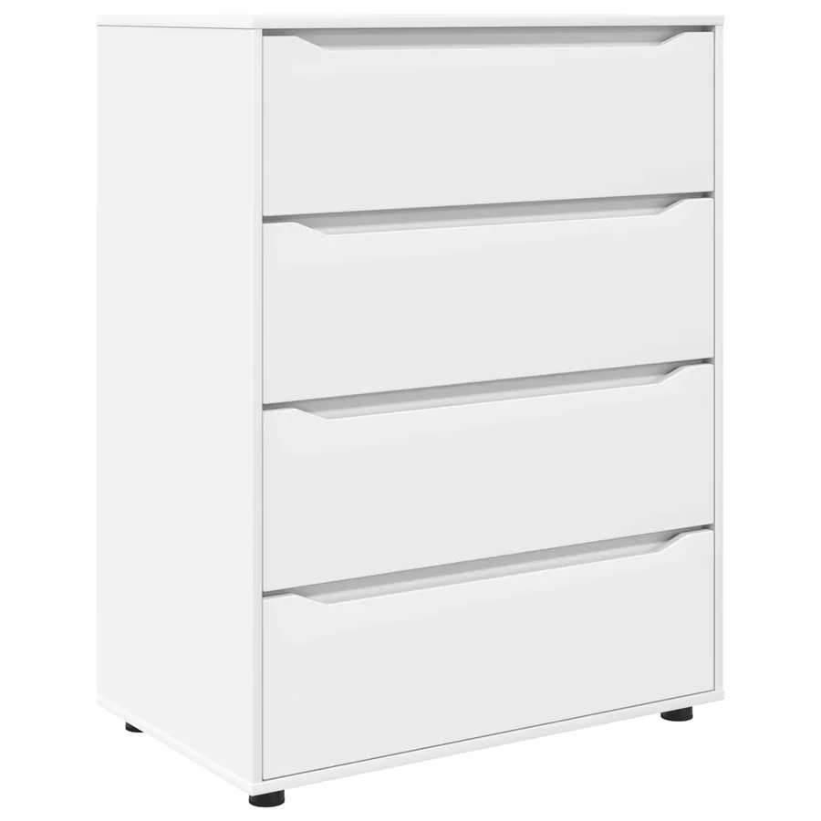 Armoires de rangement Blanc 80 x 48 x 105 cm Bois d'ingénierie - 2