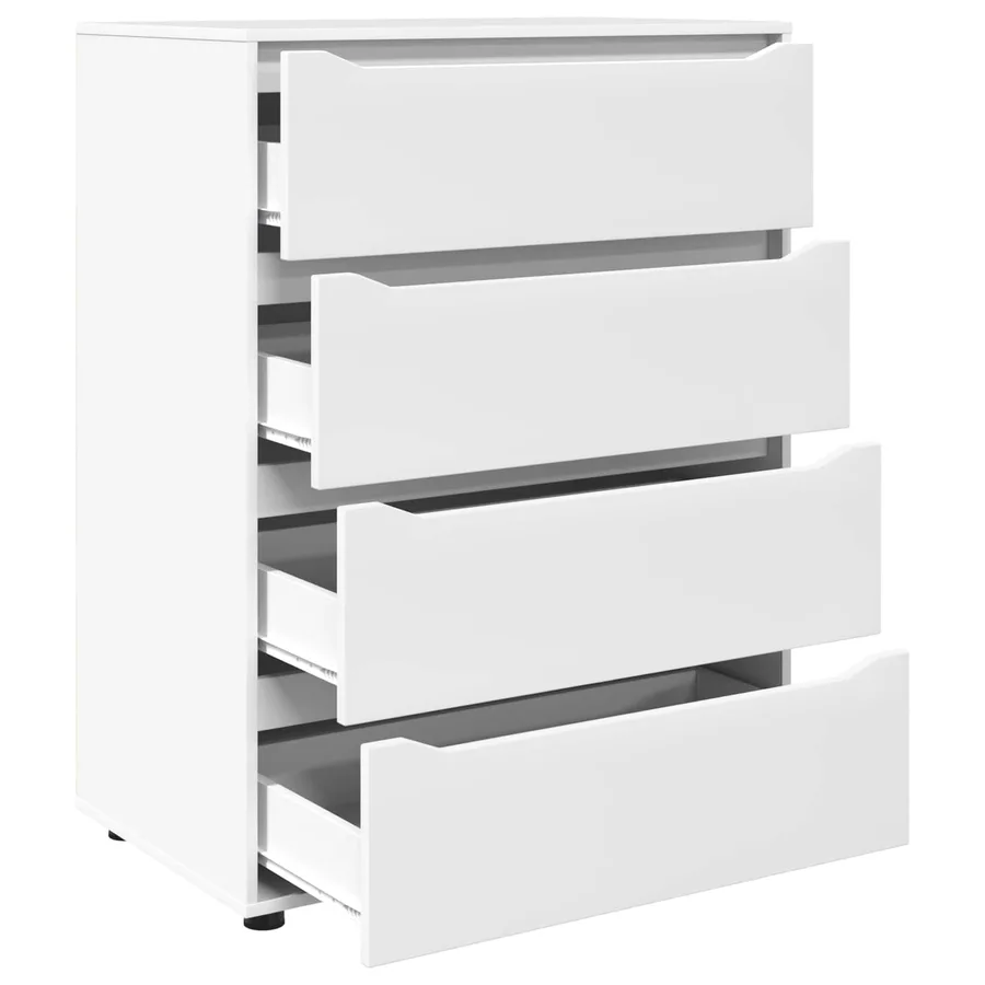 Armoires de rangement Blanc 80 x 48 x 105 cm Bois d'ingénierie - 7