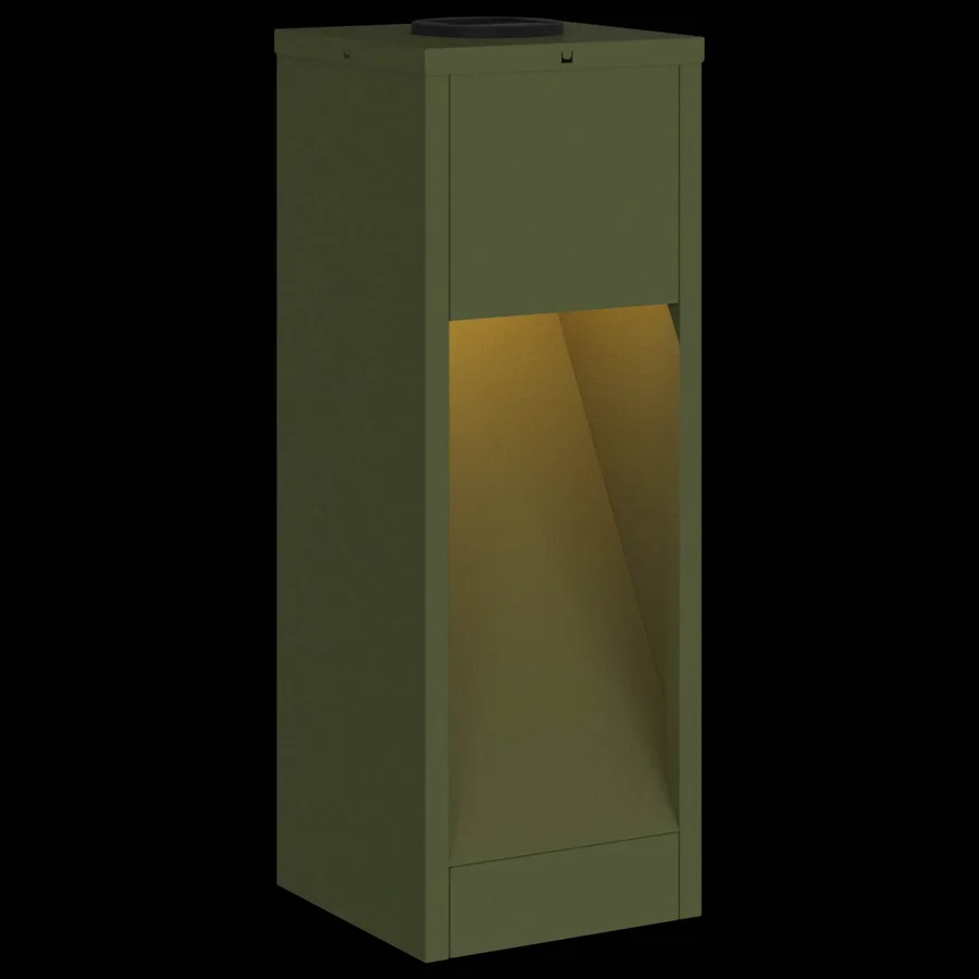 Lumière de Chemin LED Solaire 2 pcs Blanc chaud 18 x 18 x 50 cm - 14