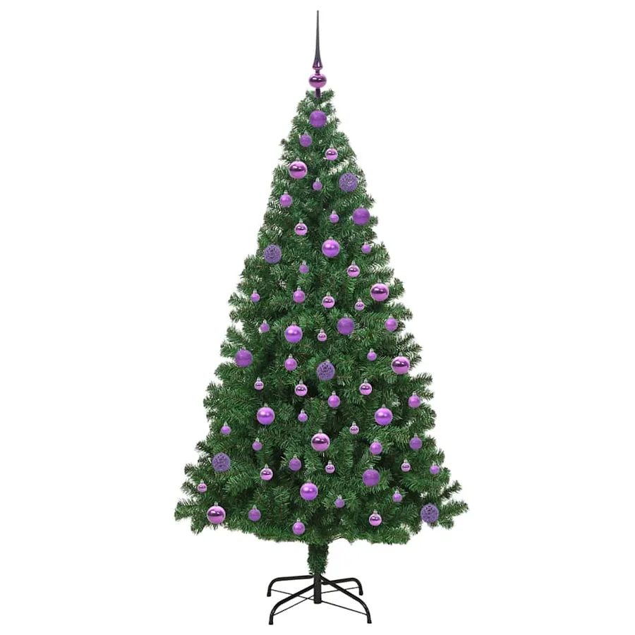 Sapin de Noël artificiel Vert 180 cm PVC, Acier et Plastique - 4