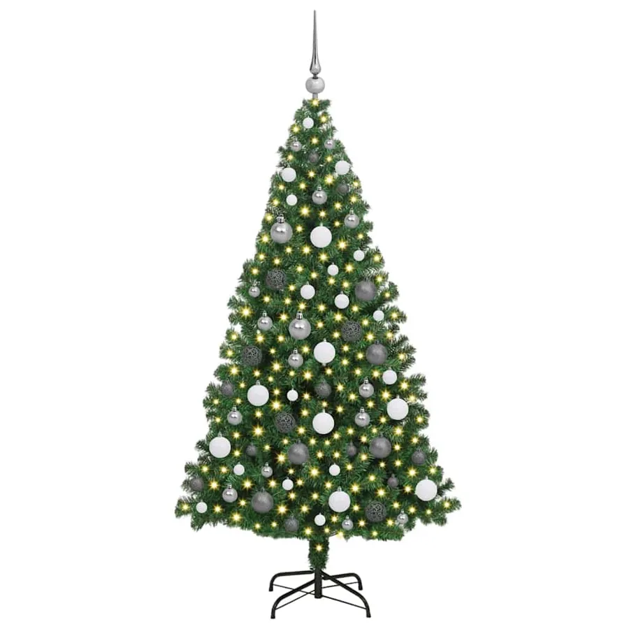 Sapin de Noël artificiel Vert 180 cm PVC, Acier et Plastique - 3