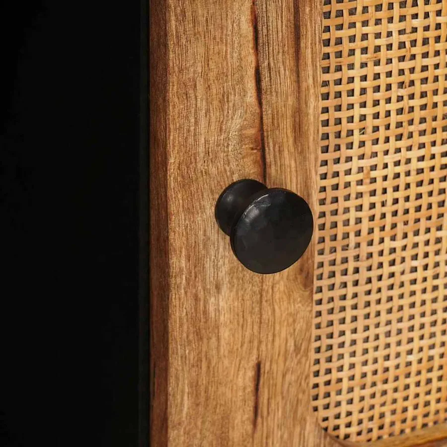 Table basse Chêne artisanal 100 x 54 x 40 cm - 7