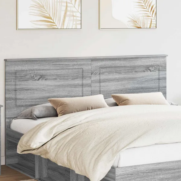 Tête de lit Gris Sonoma 100 cm Bois d’ingénierie