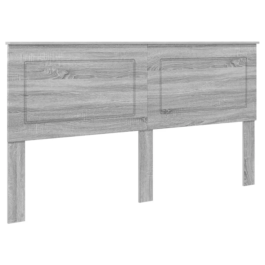 Tête de lit Gris Sonoma 100 cm Bois d’ingénierie - 2