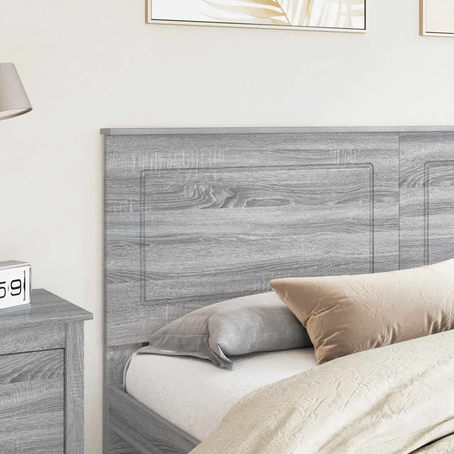 Tête de lit Gris Sonoma 100 cm Bois d’ingénierie - 3