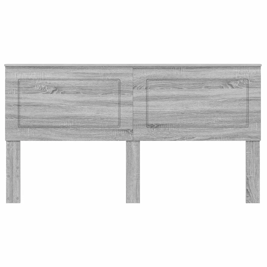 Tête de lit Gris Sonoma 100 cm Bois d’ingénierie - 4