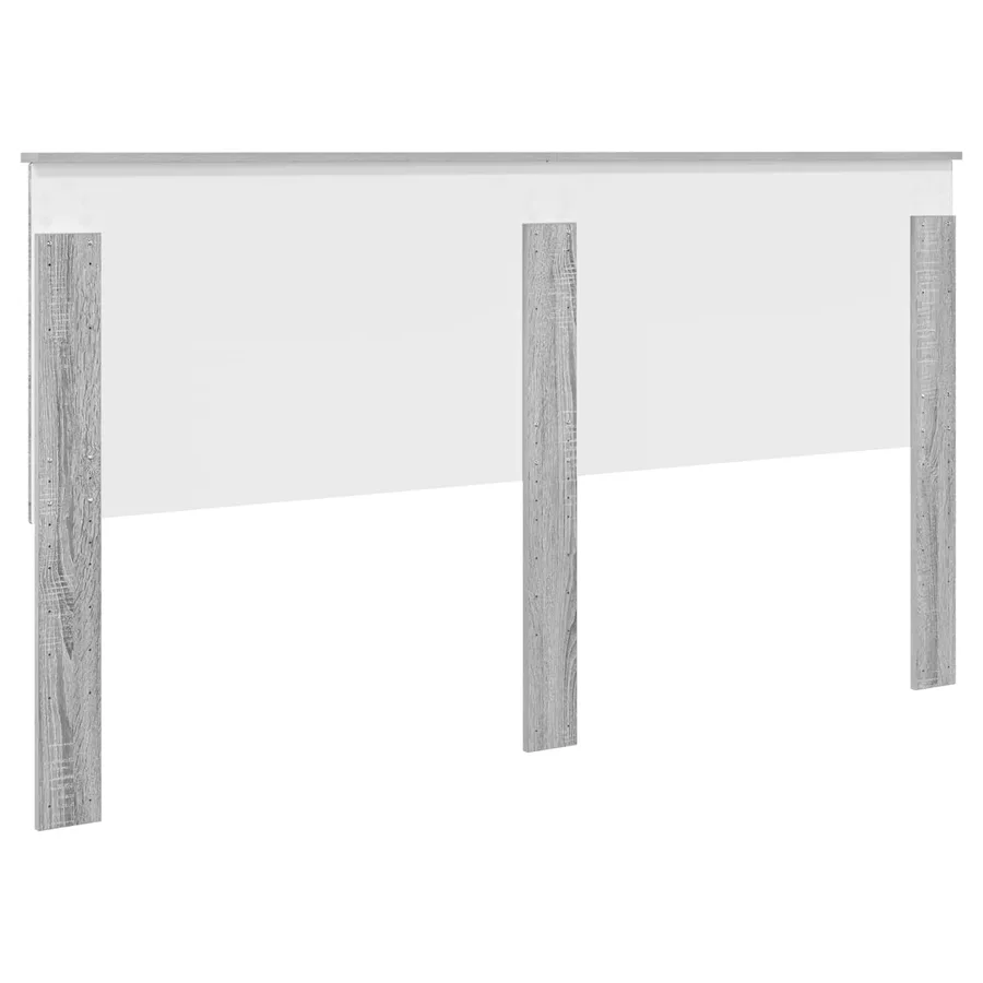 Tête de lit Gris Sonoma 100 cm Bois d’ingénierie - 6