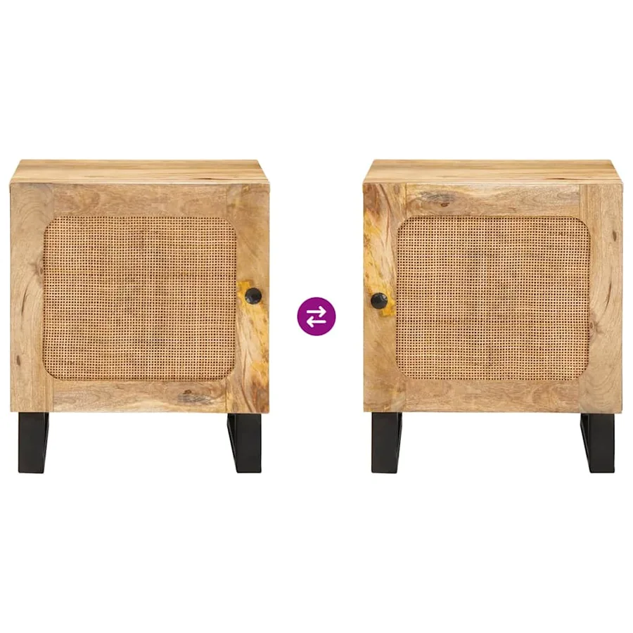 Cabinet de chevet Naturel 40 x 33 x 46 cm - 10