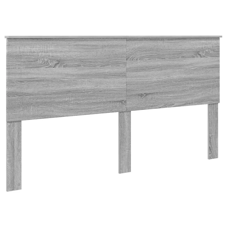 Cadre de lit Gris Sonoma 200 x 200 cm Bois de pin massif - 6