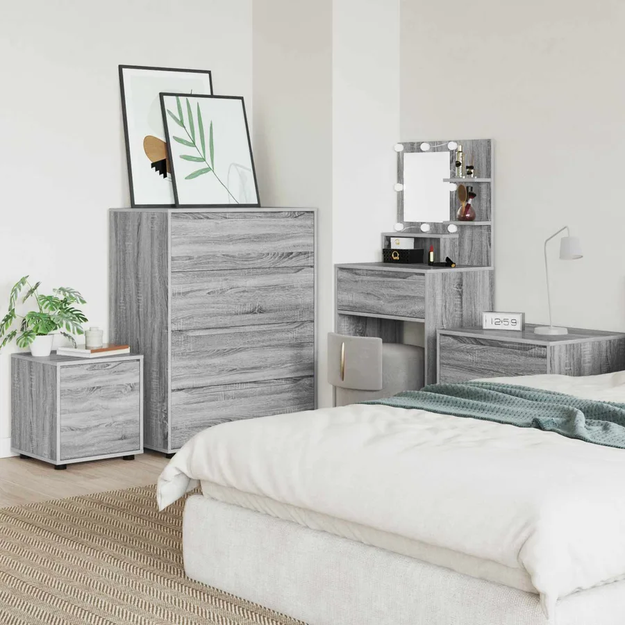 Cabinet de salle de bain Gris Sonoma 40,5 x 40 x 44 cm - 4