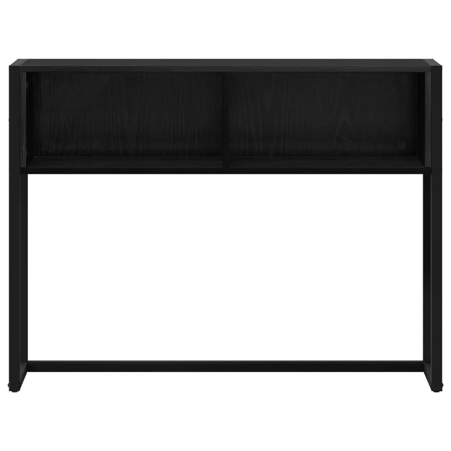 Table d'appoint Chêne noir 100 x 36 x 75 cm Bois d'ingénierie - 5
