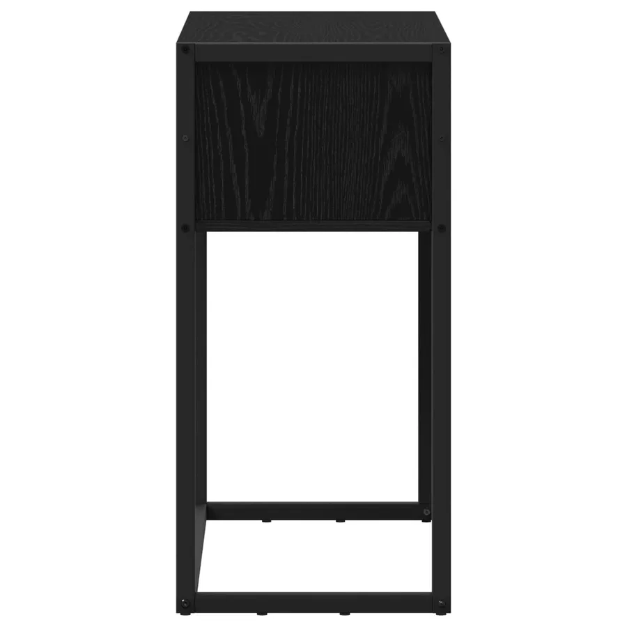 Table d'appoint Chêne noir 100 x 36 x 75 cm Bois d'ingénierie - 6