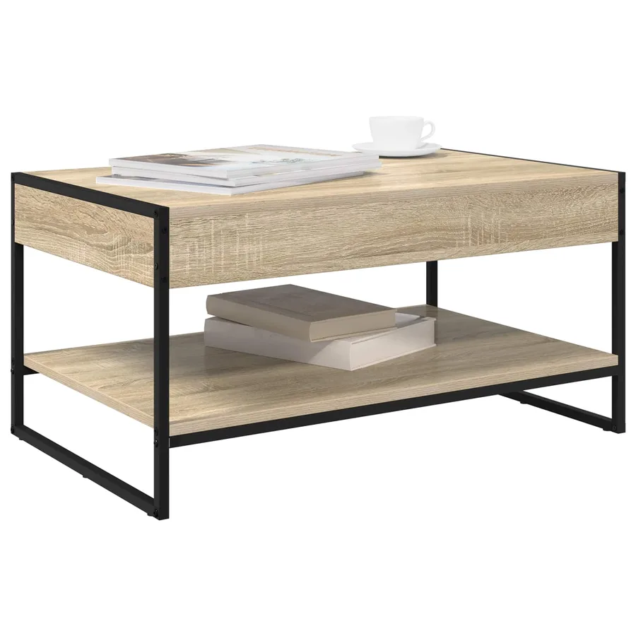 Table basse Sonoma 80 x 50 x 40 cm Bois d'ingénierie - 3