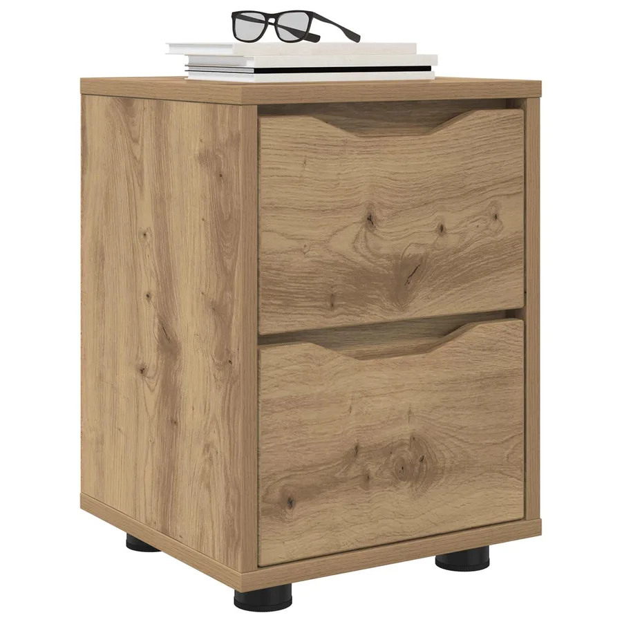Tables de chevet 2 pc Chêne artisanal 30,5 x 30 x 43 cm - 3
