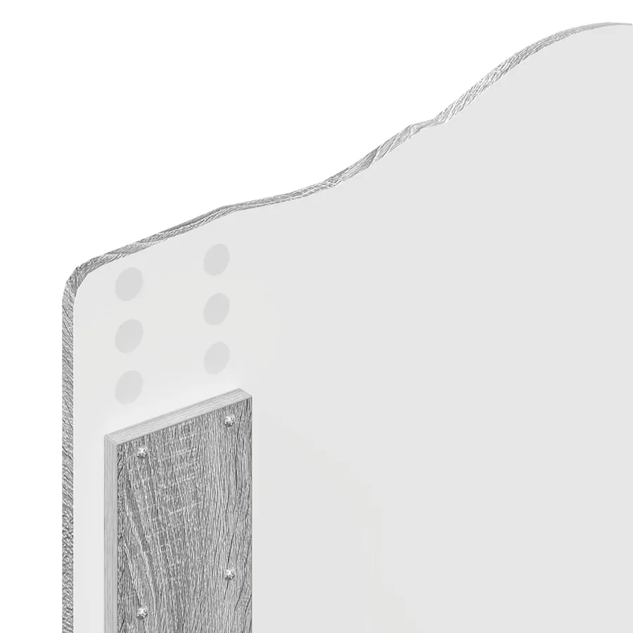 Cadre de lit Gris Sonoma 75 x 190 cm Bois de pin massif - 11