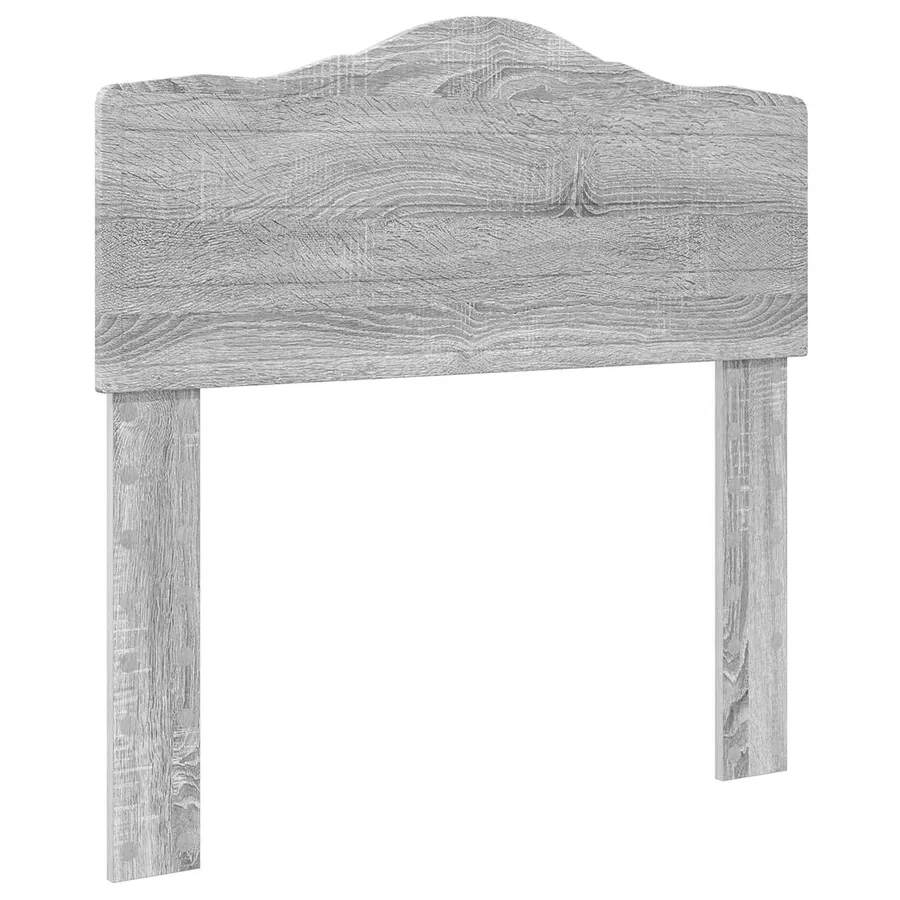 Cadre de lit Gris Sonoma 75 x 190 cm Bois de pin massif - 6