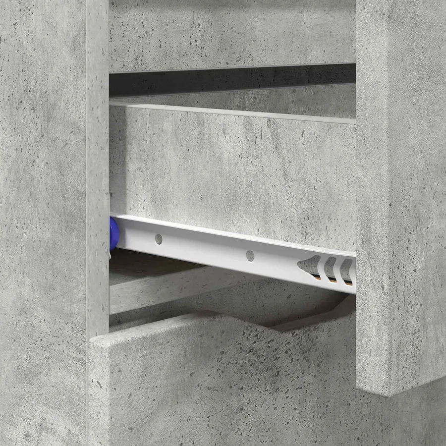 Buffet avec tiroir Gris béton 100 x 30 x 65,6 Bois d'ingénierie - 8