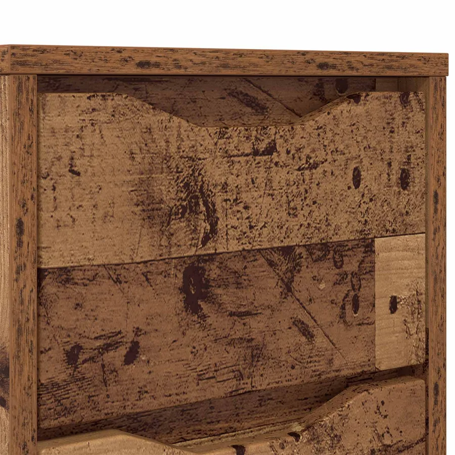 Tables de chevet 2 pcs Bois Ancien 30,5 x 30 x 43 cm - 10