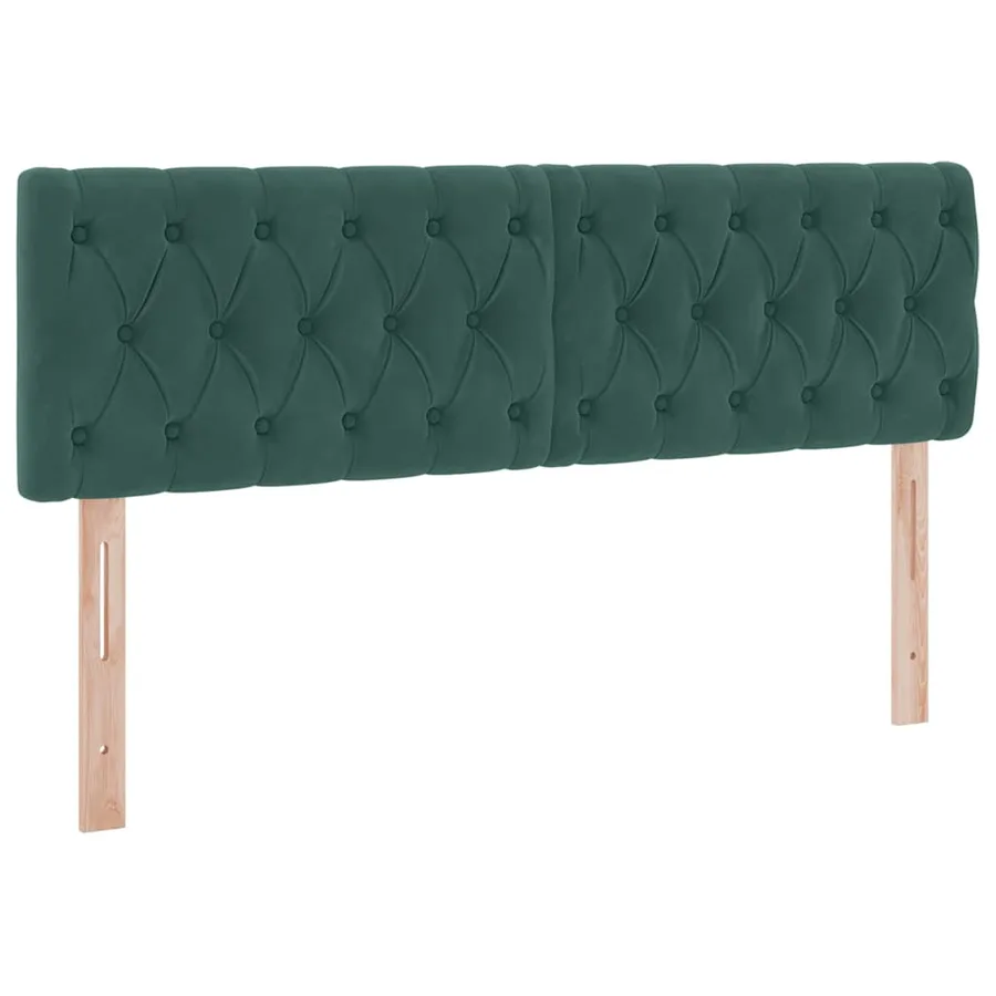 Lit de rangement LED avec matelas Vert foncé 140 x 200 cm - 10