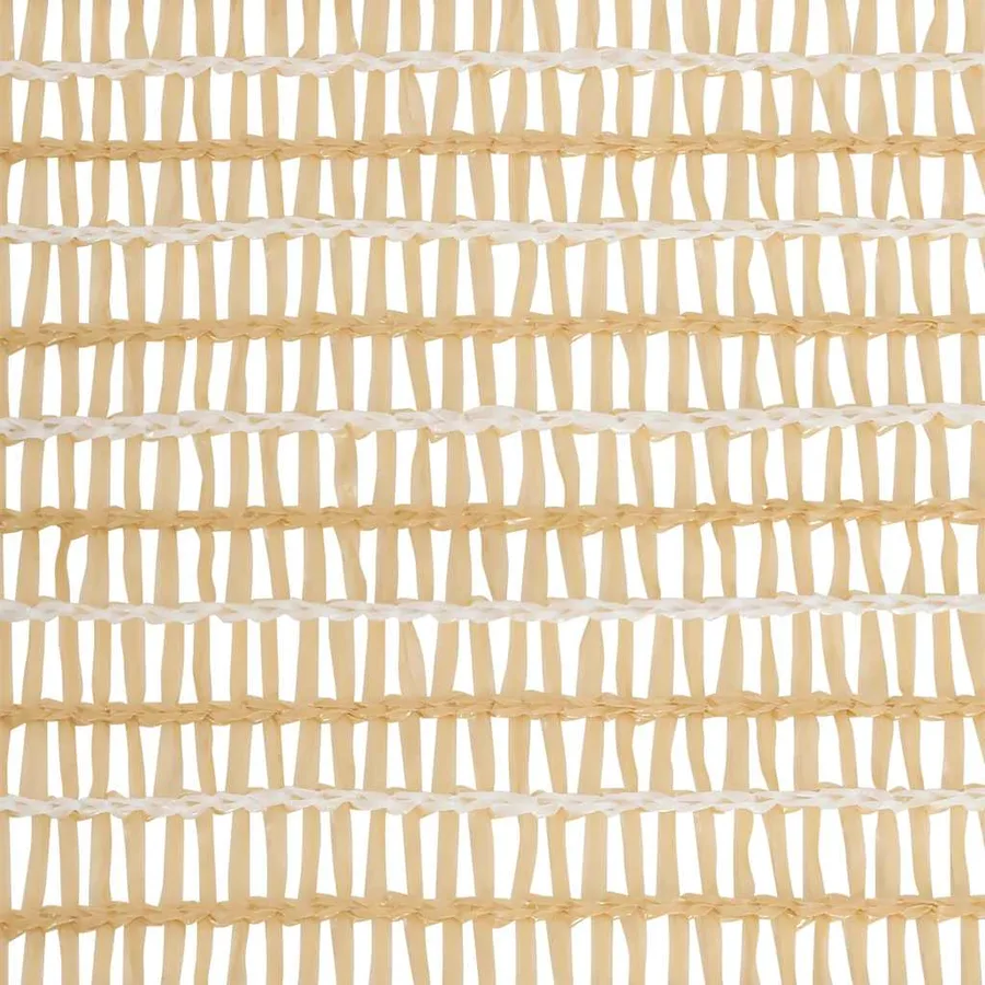 Filet brise-vue Beige 1x10 m PEHD 195 g/m² - 4
