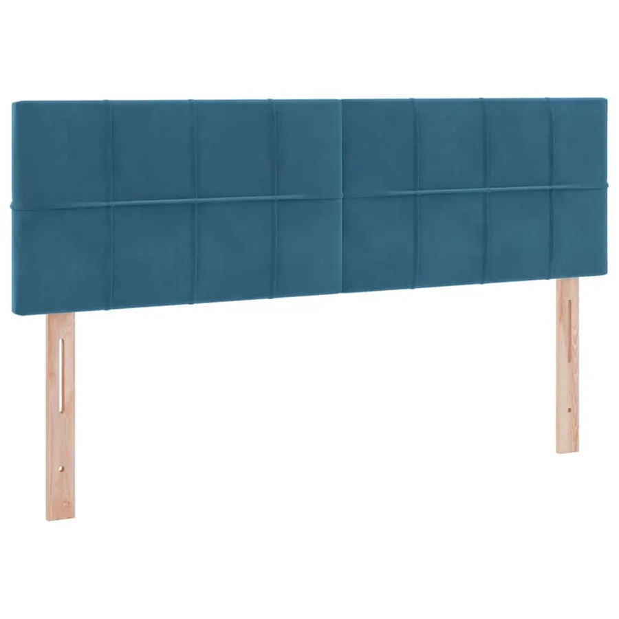 Lit de rangement LED avec matelas Bleu foncé 140 x 200 cm - 10